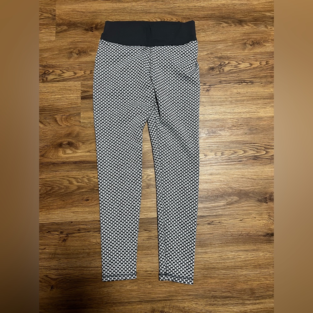 Gray and WhiteLeggings